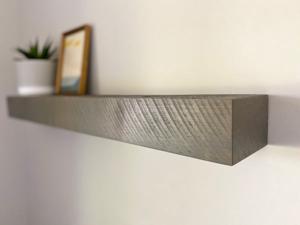 Modern Rustic Mantel 7"Deep by 6"Tall