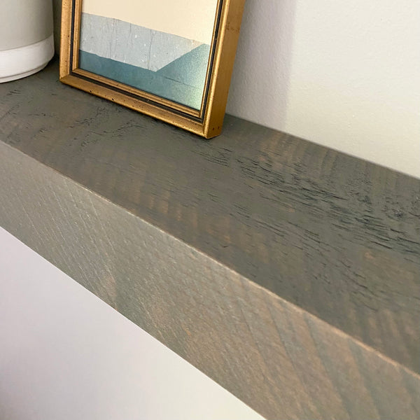 Modern Rustic Mantel 7"Deep by 6"Tall