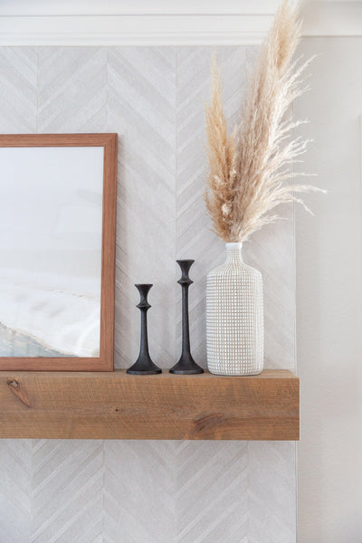 Modern Rustic Mantel 7"Deep by 6"Tall