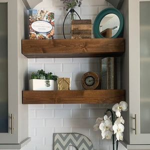 8 foot long shelf with a little twist